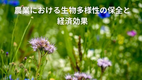 農業における生物多様性の保全と経済効果